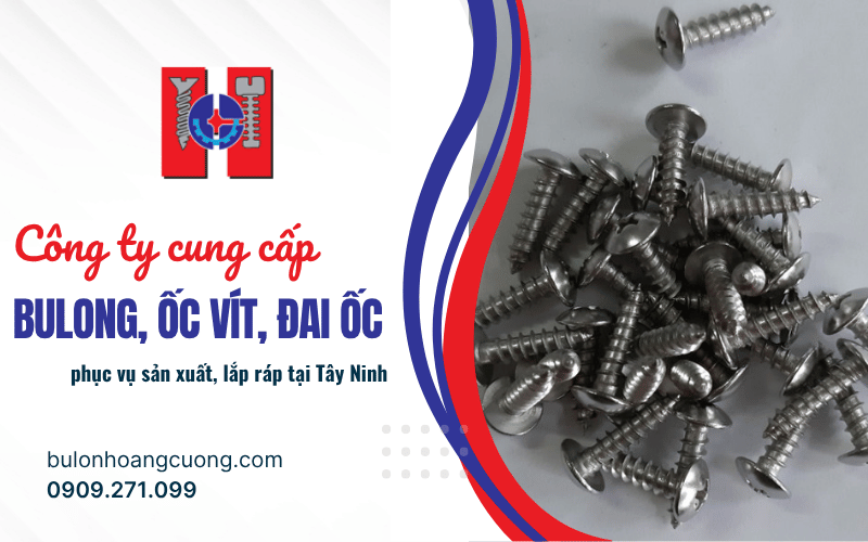 bulong, ốc vít, đai ốc Tây Ninh