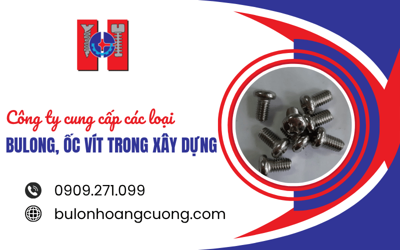 bulong, ốc vít trong xây dựng