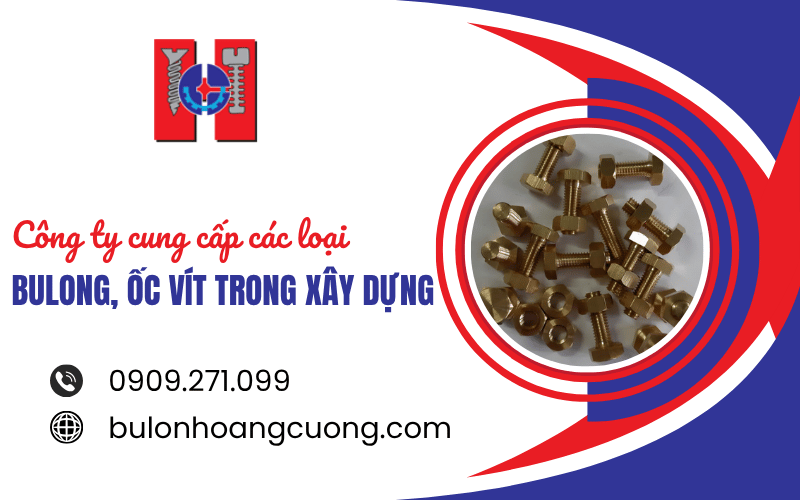 bulong, ốc vít trong xây dựng